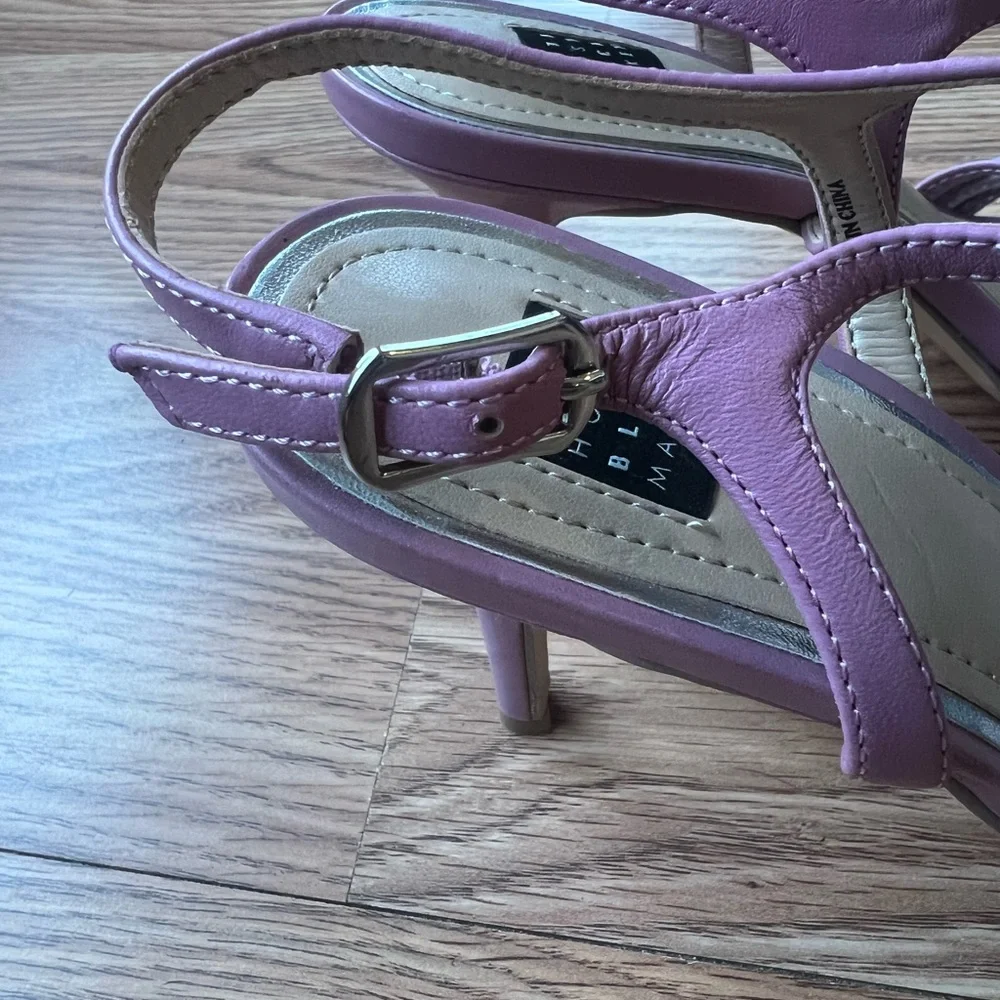 White House Black Market Pink Strappy Heels Sandals Womens 7.5